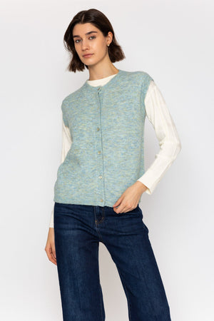 Carraig Donn 26Ss Recycled Yarn Vest Mint