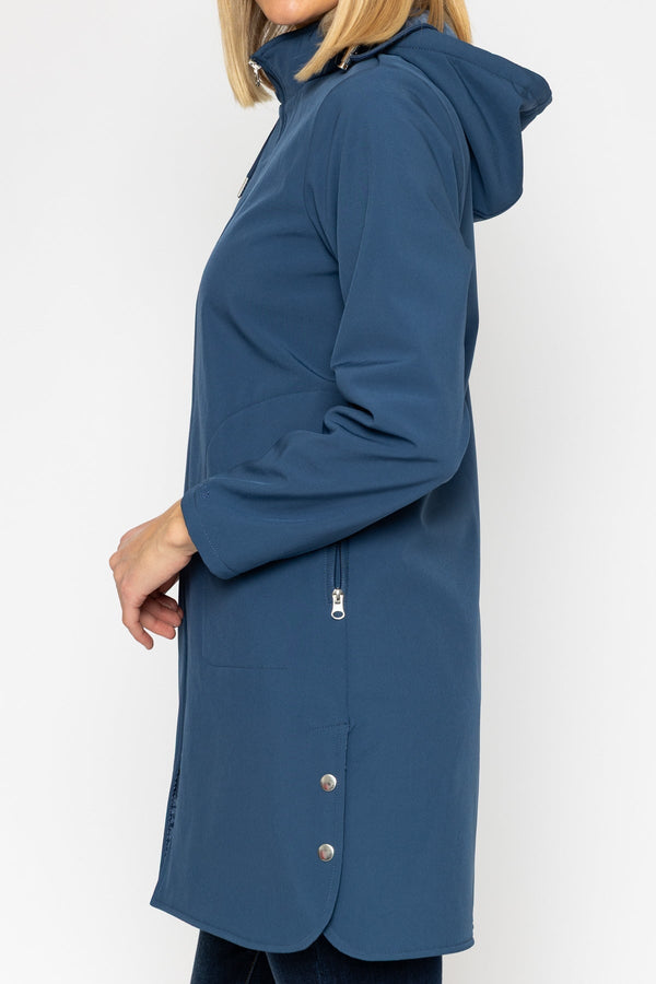 Carraig Donn 26Ss Soft Shell Jacket Denim