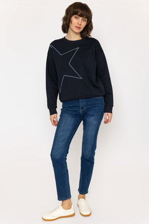Carraig Donn 26Ss Star Embrodered Sweatshirt