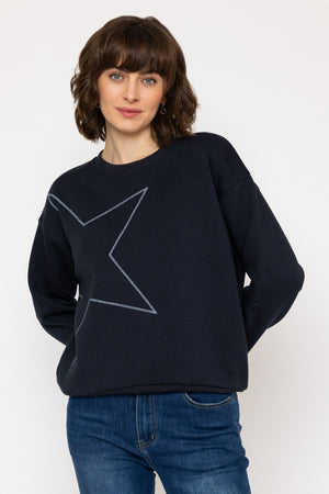 Carraig Donn 26Ss Star Embrodered Sweatshirt