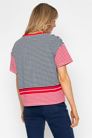 Carraig Donn 26Ss Stripe T Shirt With Pocket