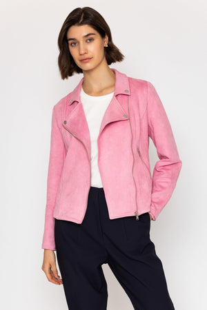 Carraig Donn 26Ss Suedette Biker Pink