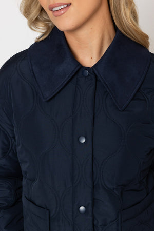 Carraig Donn 26Ss Suedette Collar Jacket