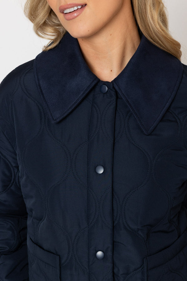 Carraig Donn 26Ss Suedette Collar Jacket