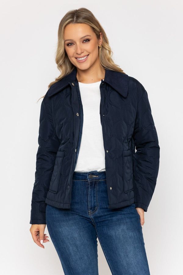 Carraig Donn 26Ss Suedette Collar Jacket