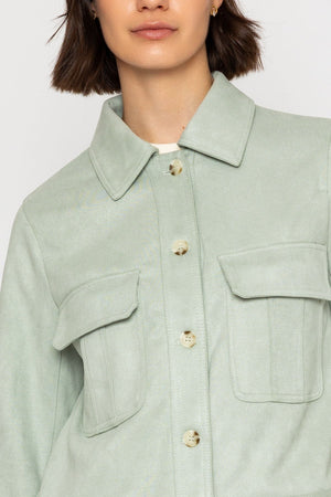 Carraig Donn 26Ss Suedette Shacket