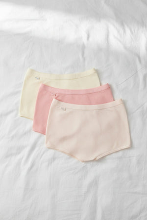 Carraig Donn 3 Pack Pink Basic+ Maxi Briefs