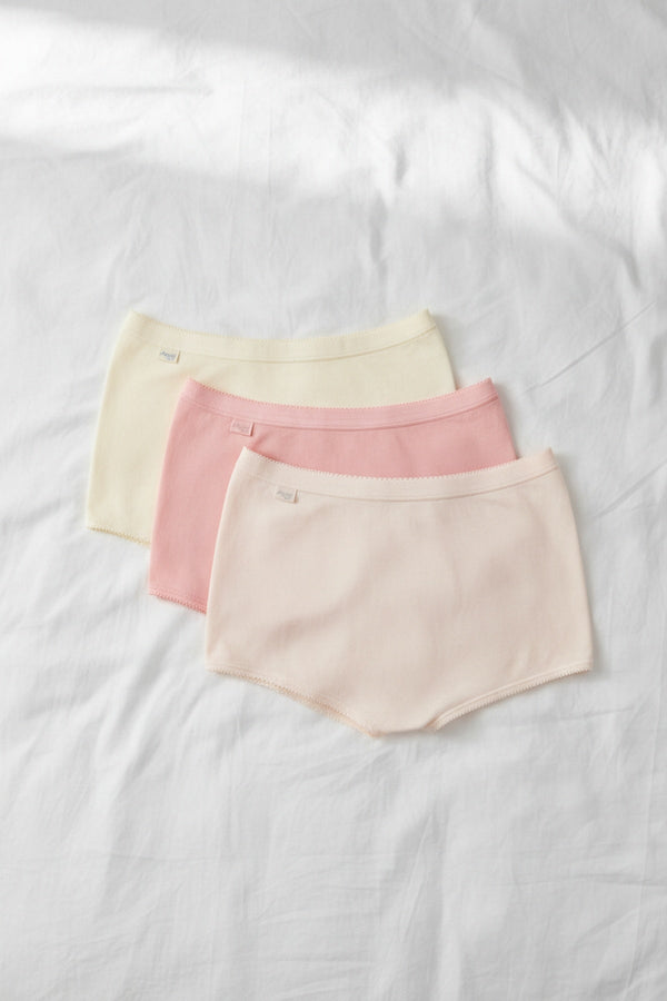 Carraig Donn 3 Pack Pink Basic+ Maxi Briefs