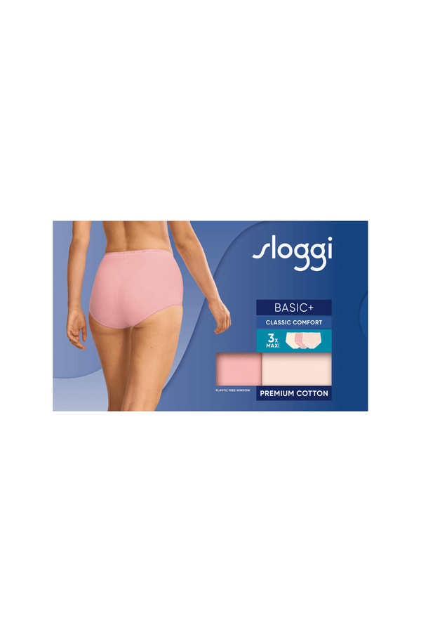 Carraig Donn 3 Pack Pink Basic+ Maxi Briefs