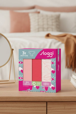 Carraig Donn 3 Pack Pink Go Crush High Leg Briefs