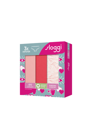 Carraig Donn 3 Pack Pink Go Crush Hipster Briefs