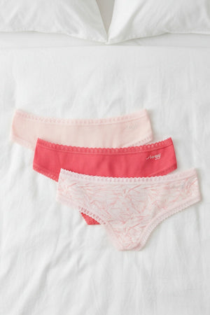 Carraig Donn 3 Pack Pink Go Crush Hipster Briefs