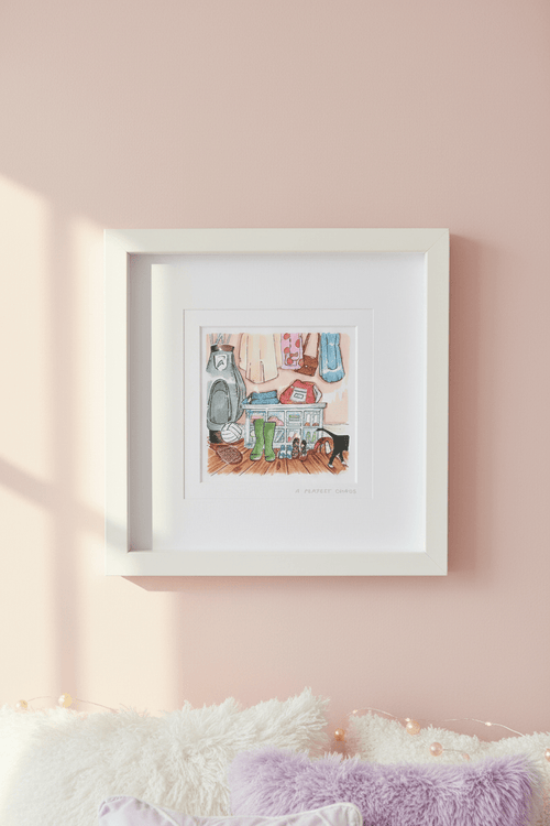 A Perfect Chaos Small Framed Art Print
