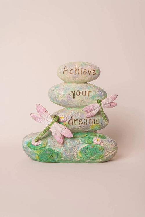Carraig Donn "Achieve Your Dreams" Decorative Garden Stone Stack