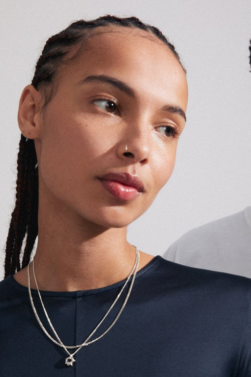Act 2-In-1 Silver Plated Necklace
