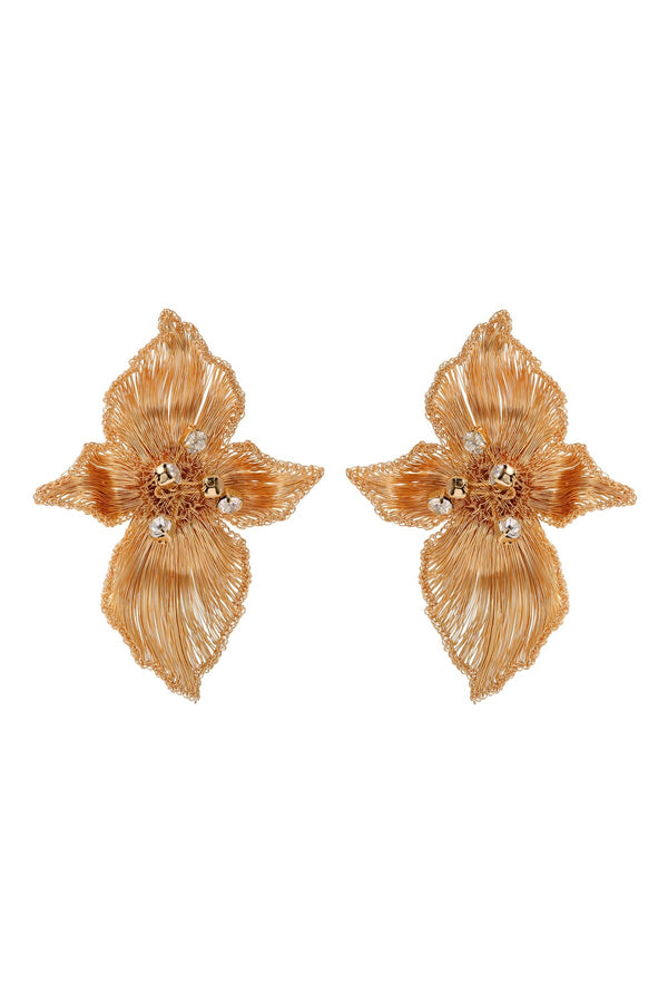 Carraig Donn Adalyn Handwoven Gold Earrings
