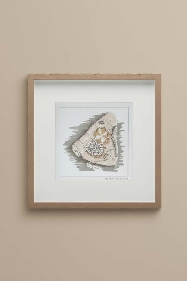 Carraig Donn Adventure Awaits Large Framed Art Print