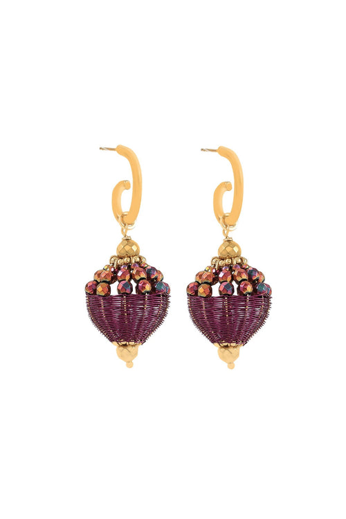 Carraig Donn Alena Amethyst & Gold Earrings