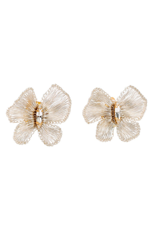 Alexandra Butterfly Clip On Earrings