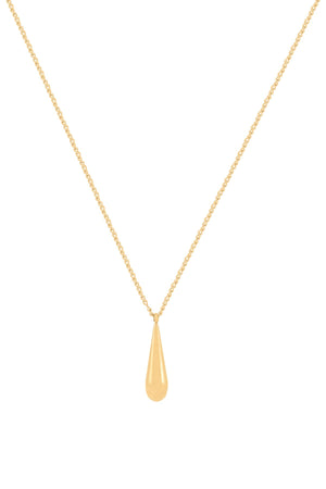 Carraig Donn Aliya Gold Teardrop Pendant