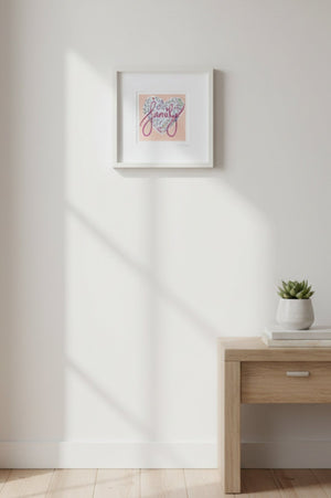 Carraig Donn Always & Ever Large Framed Art Print