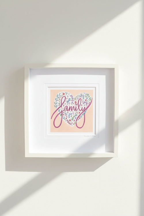 Always & Ever Large Framed Art Print