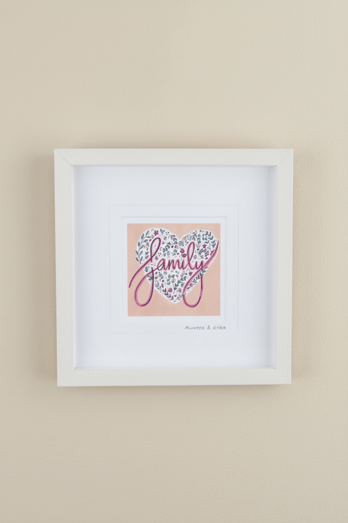 Always & Ever Small Framed Art Print