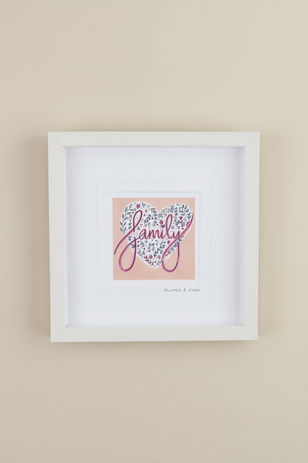 Carraig Donn Always & Ever Small Framed Art Print