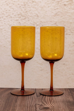 Carraig Donn Amber Wine Glass Set Of 2
