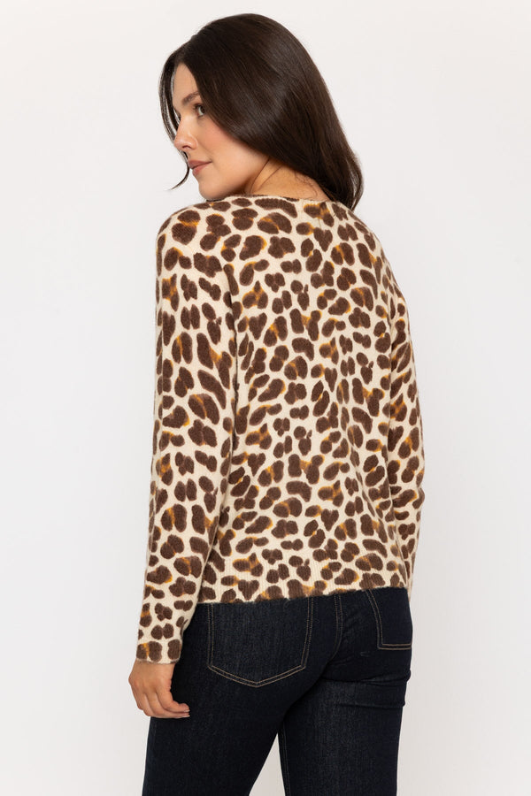 Carraig Donn Animal Print Crew Knit