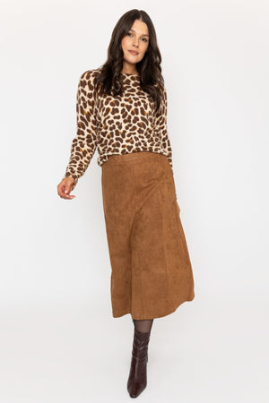 Carraig Donn Animal Print Knit Jumper