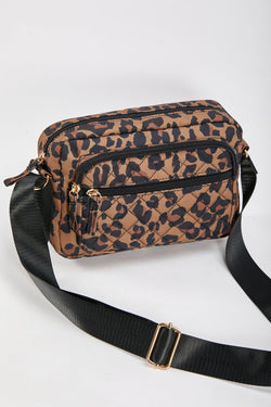 Carraig Donn Animal Print Quilted Front Camera Bag