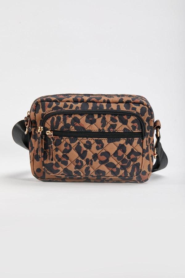 Carraig Donn Animal Print Quilted Front Camera Bag