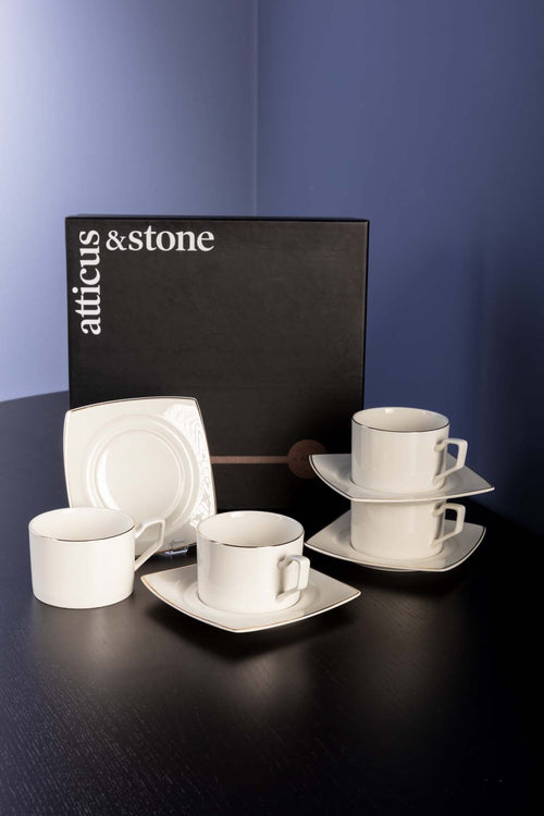 Apollo Cup and Saucer Set Of 4