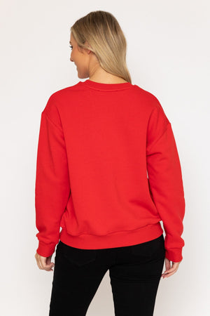 Carraig Donn Apres Sweatshirt in Red