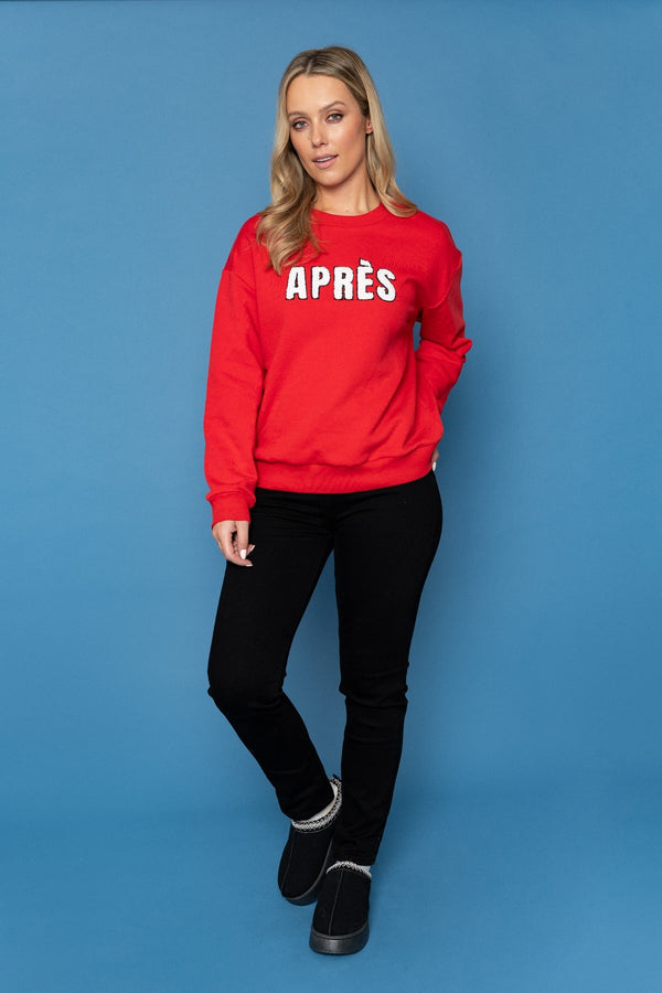 Carraig Donn Apres Sweatshirt in Red