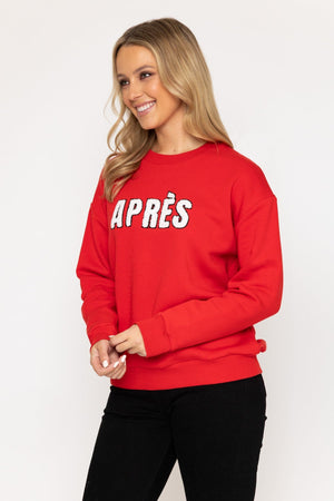 Carraig Donn Apres Sweatshirt in Red