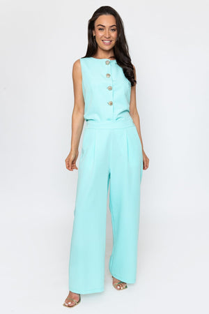 Carraig Donn Aqua Wide Leg Trousers