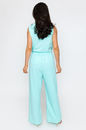 Carraig Donn Aqua Wide Leg Trousers