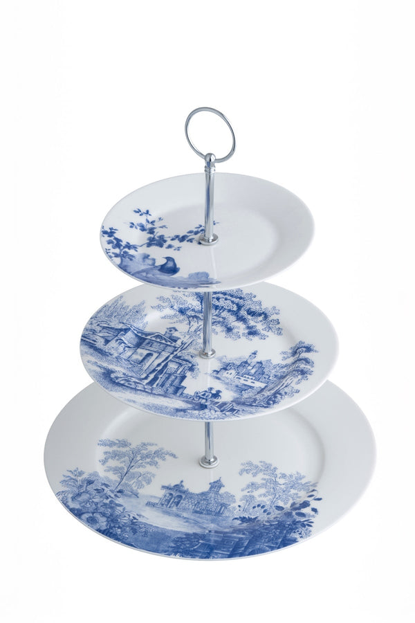 Carraig Donn Archive Blue Three Tier Cakestand