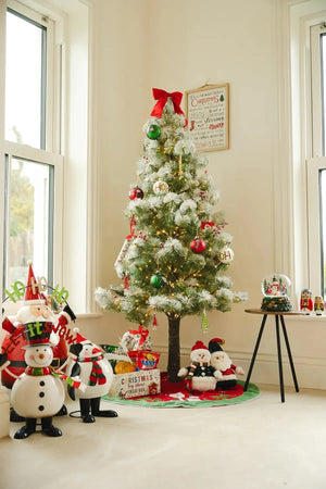 Carraig Donn Artificial Fir Christmas Tree With LED Lights 160cm