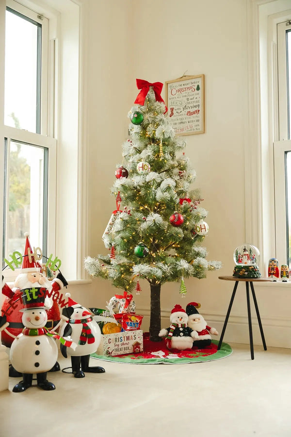 Carraig Donn Artificial Fir Christmas Tree With LED Lights 160cm