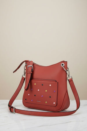 Carraig Donn Atlantis Red Crossbody Bag