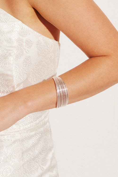 Aurore Silver Bangle