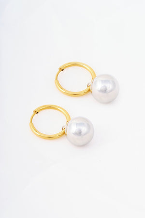 Carraig Donn Ball Drop Hoop Earrings