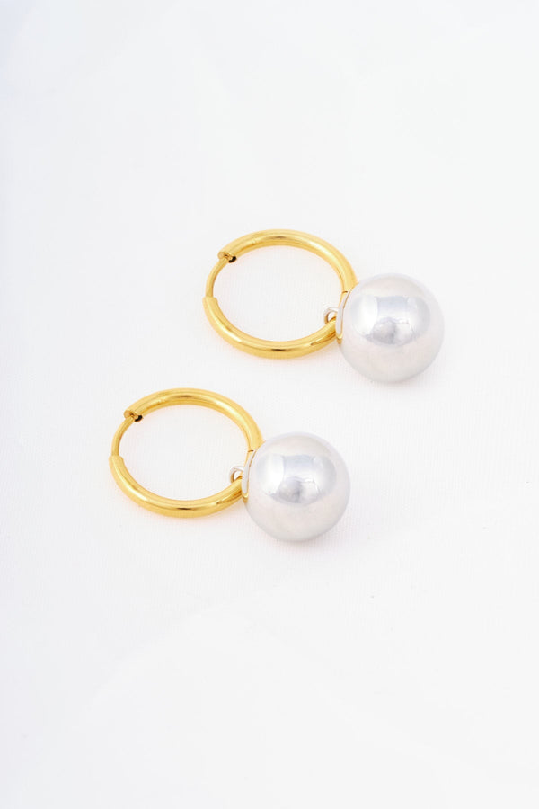 Carraig Donn Ball Drop Hoop Earrings