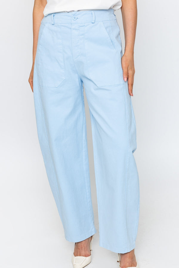 Carraig Donn Barrel Leg Jeans in Blue