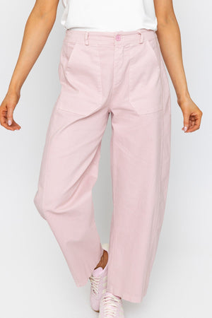 Carraig Donn Barrel Leg Jeans in Pink