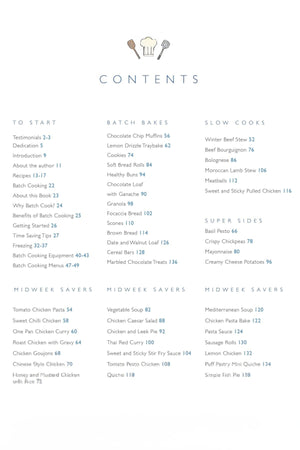 Carraig Donn Batch Cooking Cookery Book