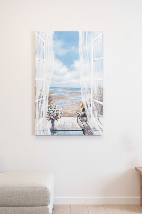 Beach Scene Canvas Wall Art